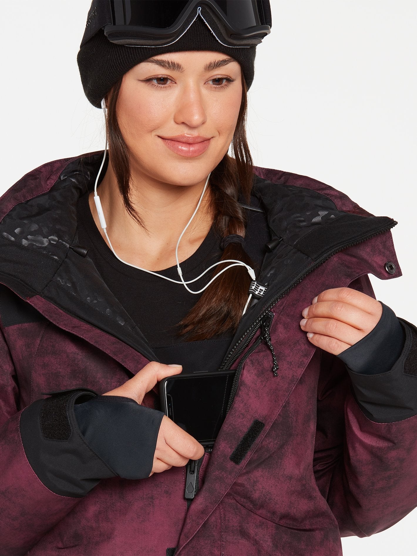 Ell Insulated Gore-Tex Jacket - ACID MERLOT