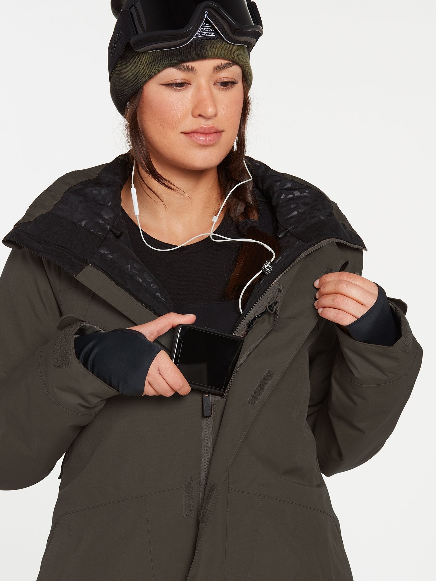 Ell Insulated Gore-Tex Jacket - BLACK GREEN
