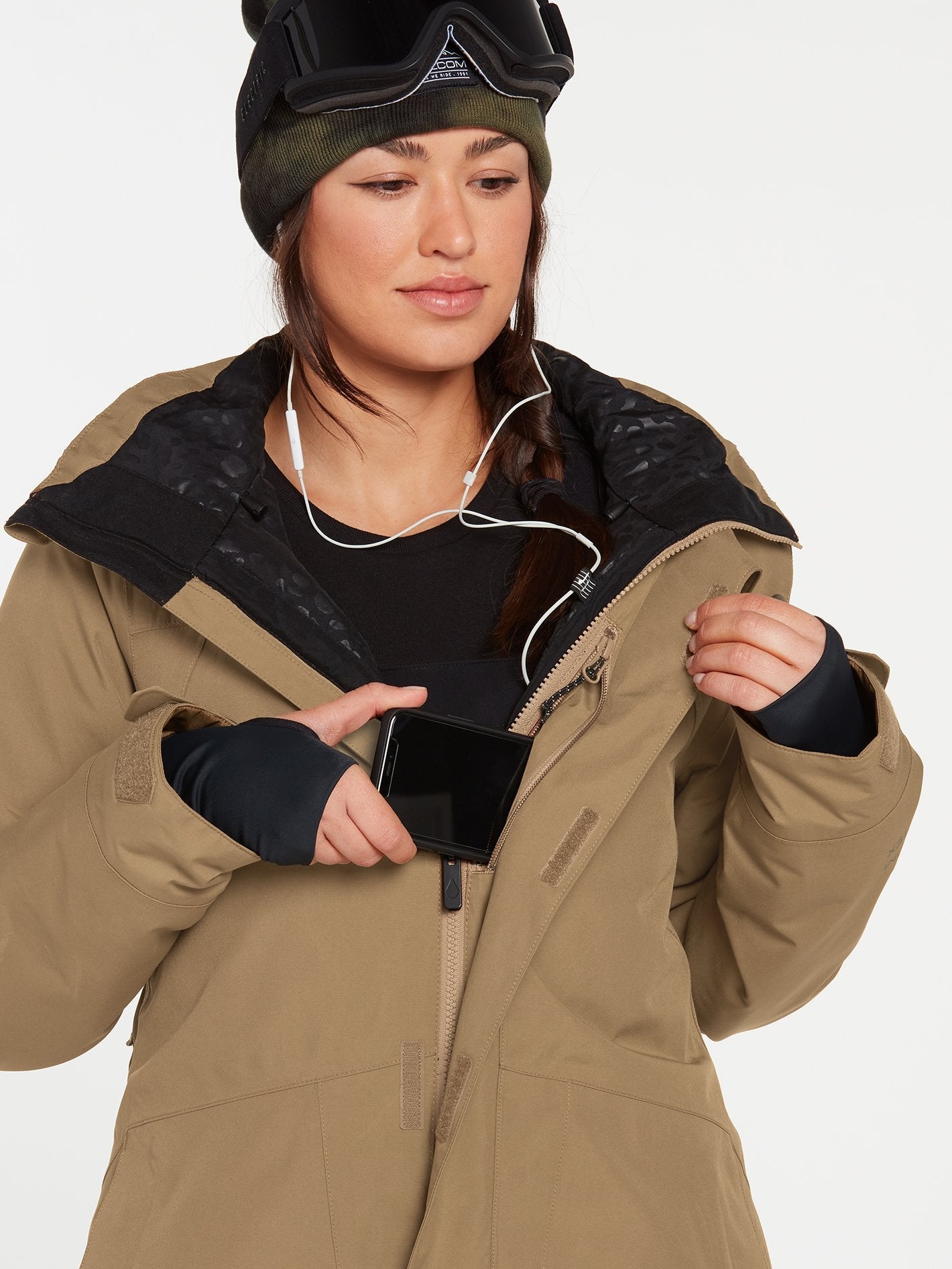 Ell Insulated Gore-Tex Jacket - COFFEE