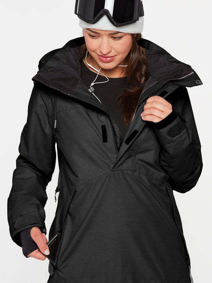 Fern Insulated Gore-Tex Pullover Jacket - BLACK