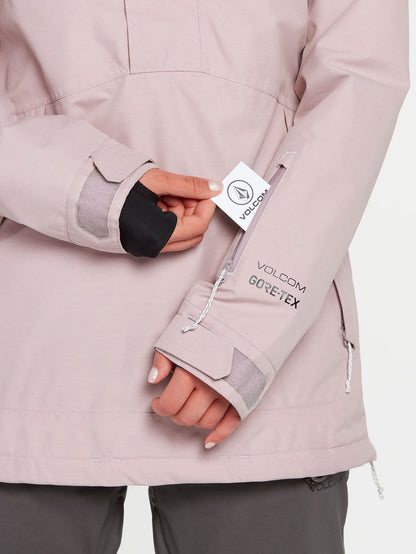 Fern Insulated Gore-Tex Pullover Jacket - HAZEY PINK