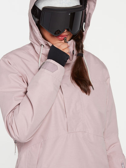 Fern Insulated Gore-Tex Pullover Jacket - HAZEY PINK