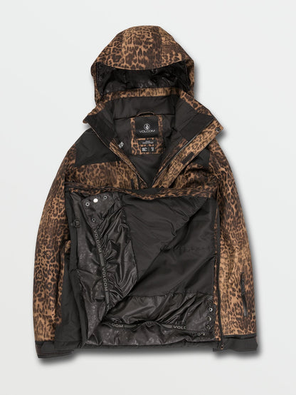 Fern Insulated Gore-Tex Pullover Jacket - LEOPARD