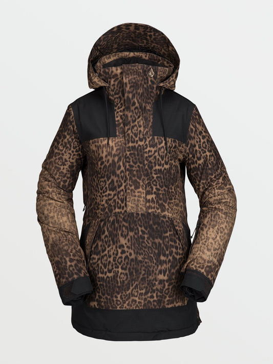 Fern Insulated Gore-Tex Pullover Jacket - LEOPARD