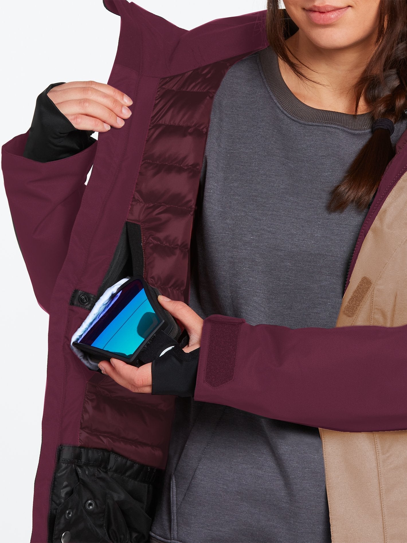 Pine 2L Tds Inf Jacket - COFFEE