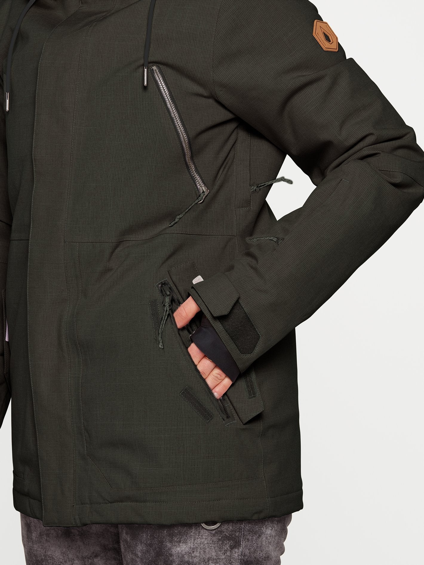 Shrine Insulated Jacket - BLACK GREEN