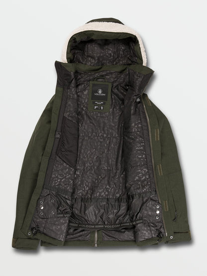 Shrine Insulated Jacket - BLACK GREEN