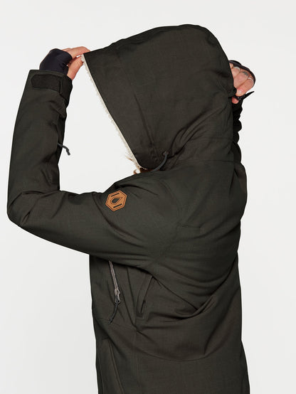 Shrine Insulated Jacket - BLACK GREEN