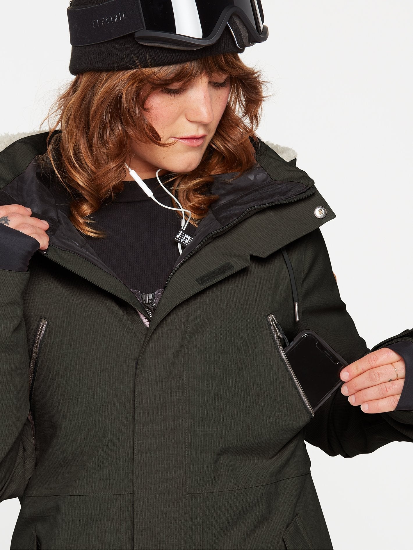 Shrine Insulated Jacket - BLACK GREEN