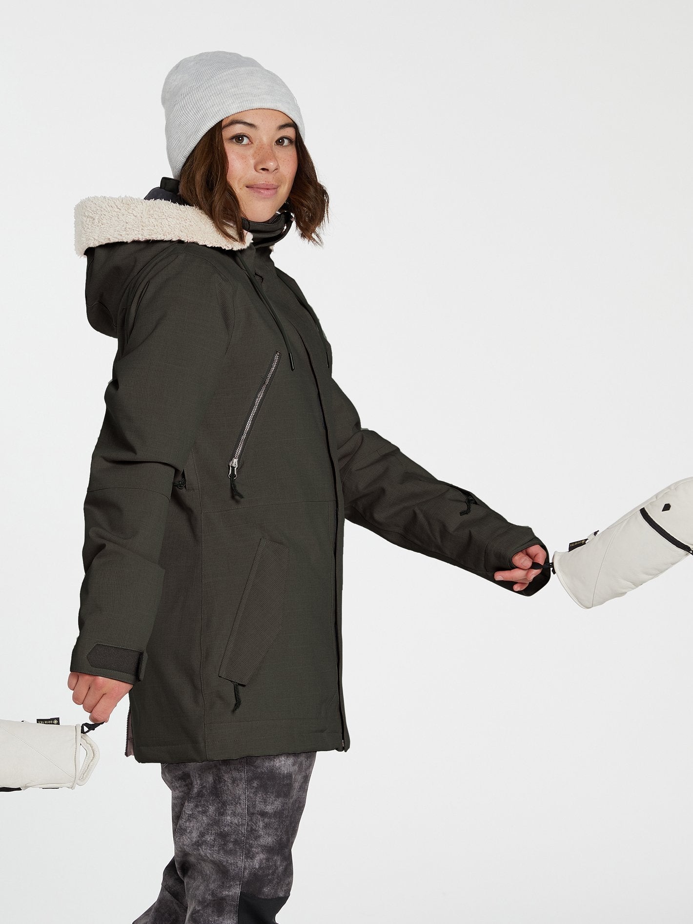Shrine Insulated Jacket - BLACK GREEN
