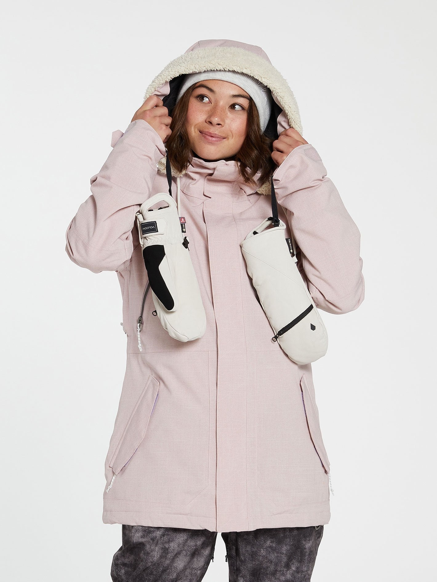 Shrine Insulated Jacket - HAZEY PINK