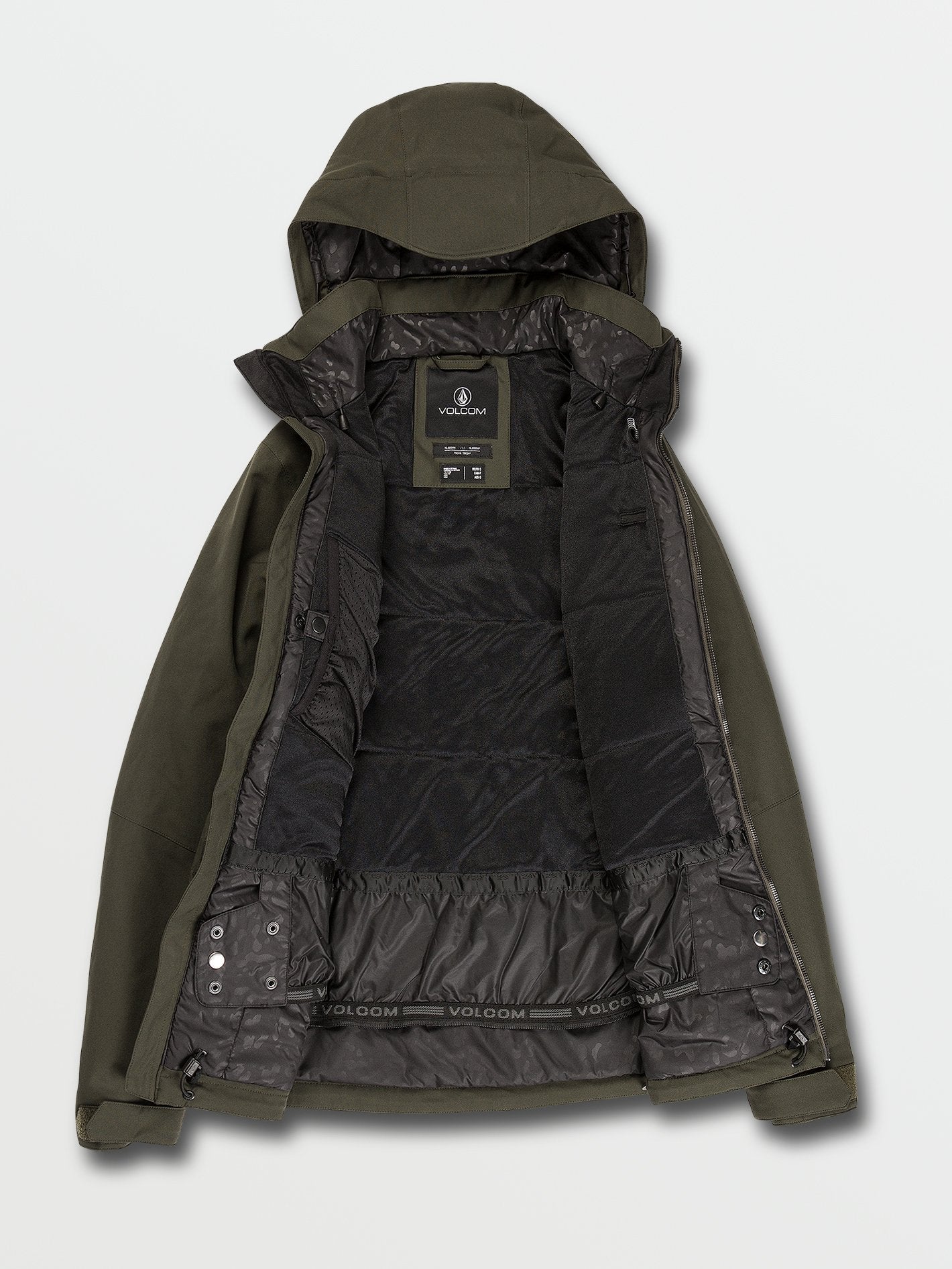 Shelter 3D Stretch Jacket - BLACK GREEN