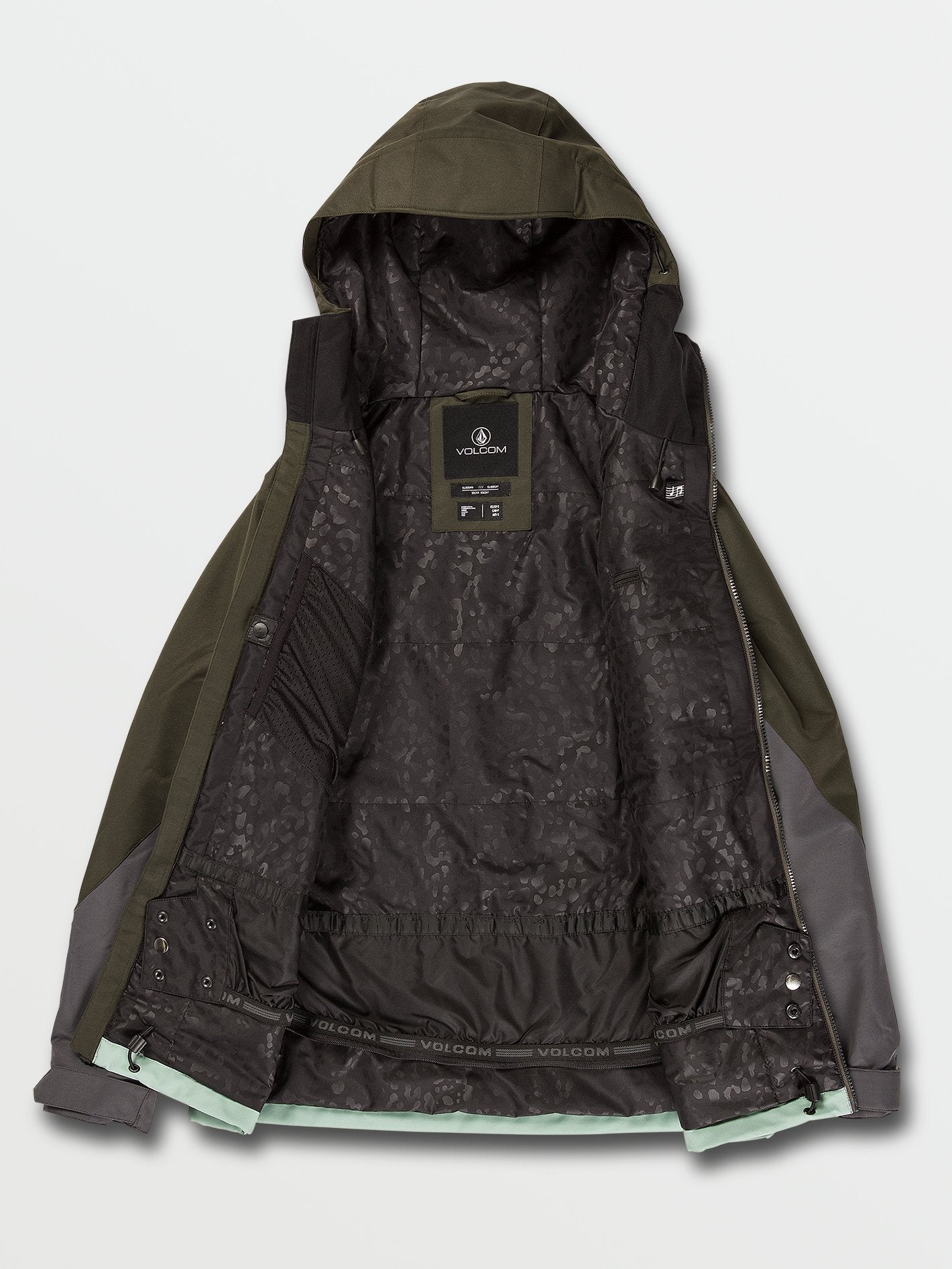 Strayer Insulated Jacket - BLACK GREEN