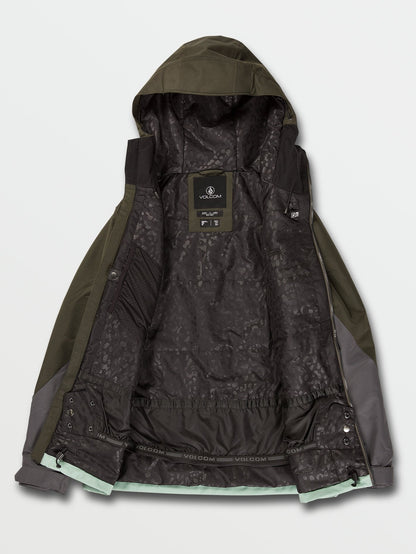 Strayer Insulated Jacket - BLACK GREEN