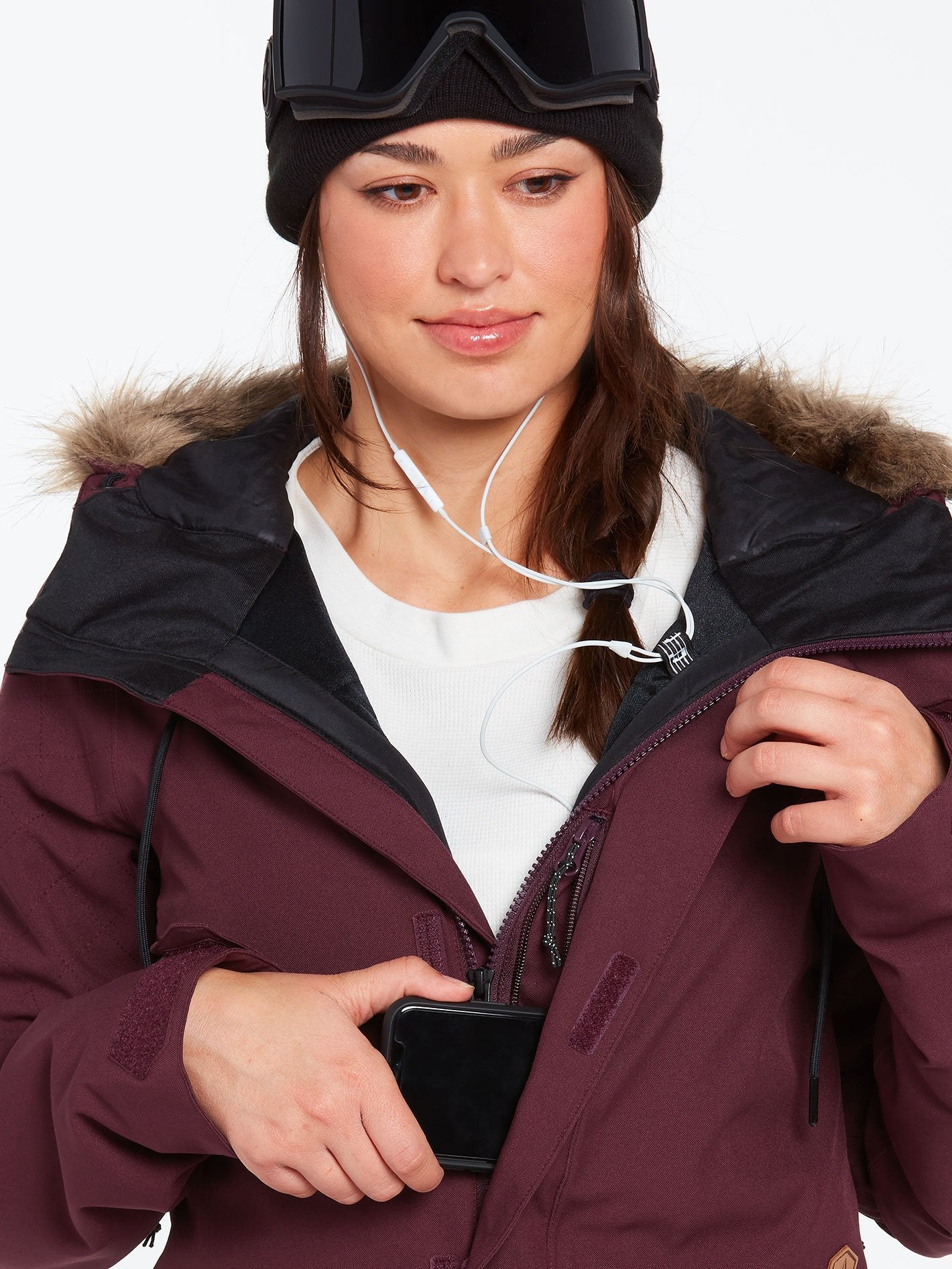 Shadow Insulated Jacket - MERLOT