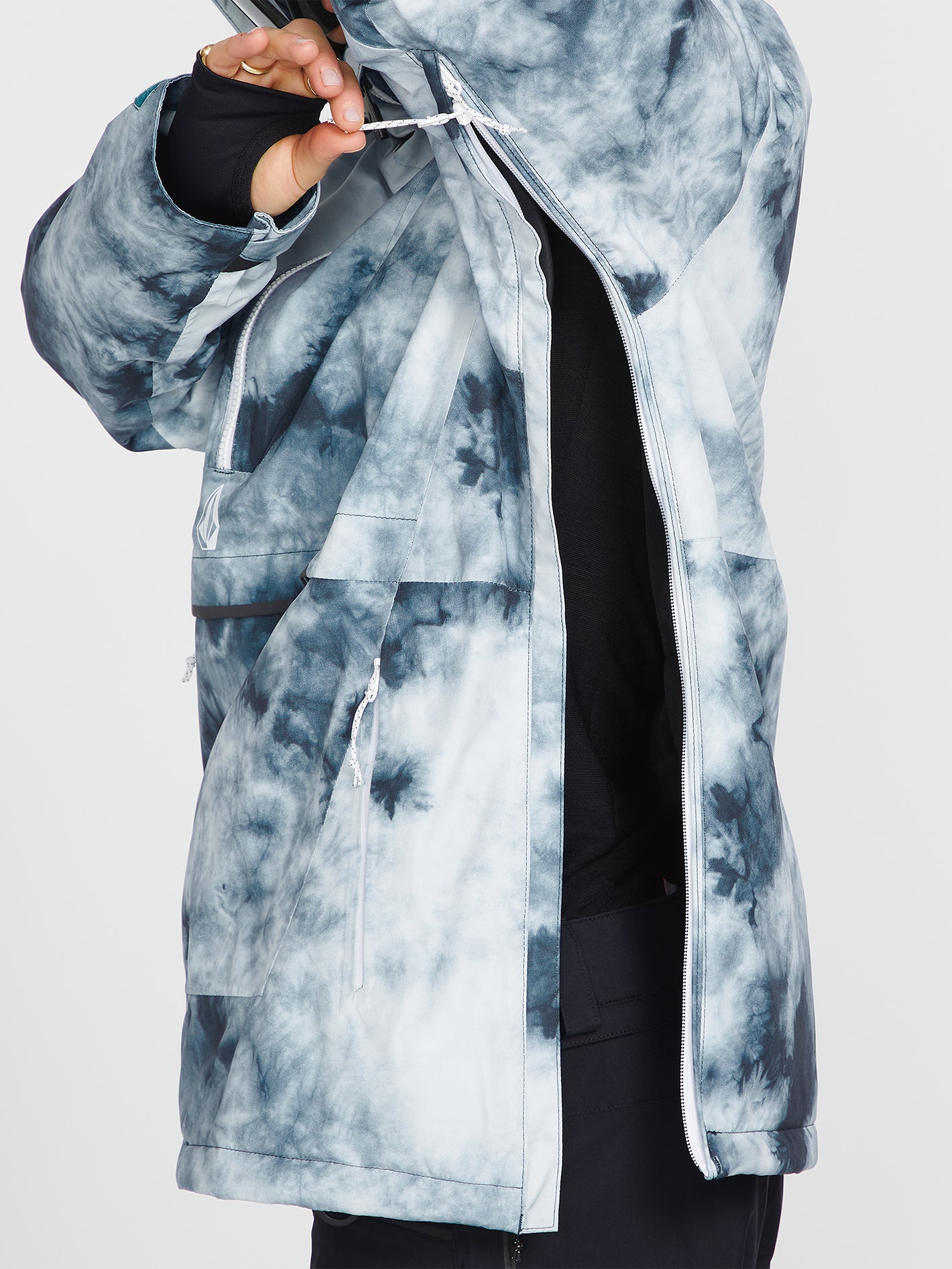 Fern Insulated Gore-Tex Pullover Jacket - Storm Tie-Dye