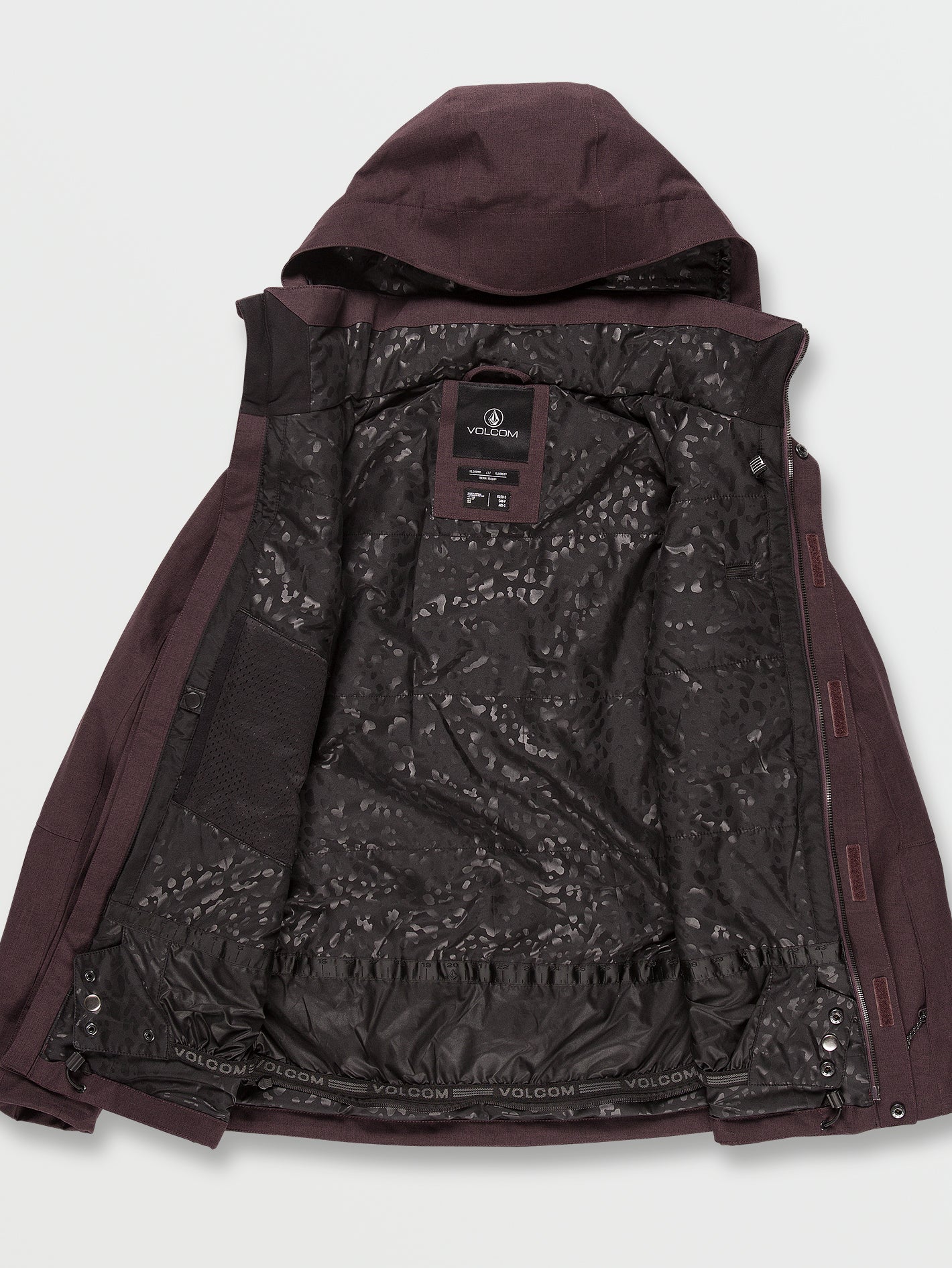 Sherwin Insulated Jacket - Black Plum