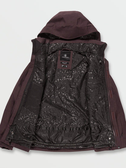 Sherwin Insulated Jacket - Black Plum
