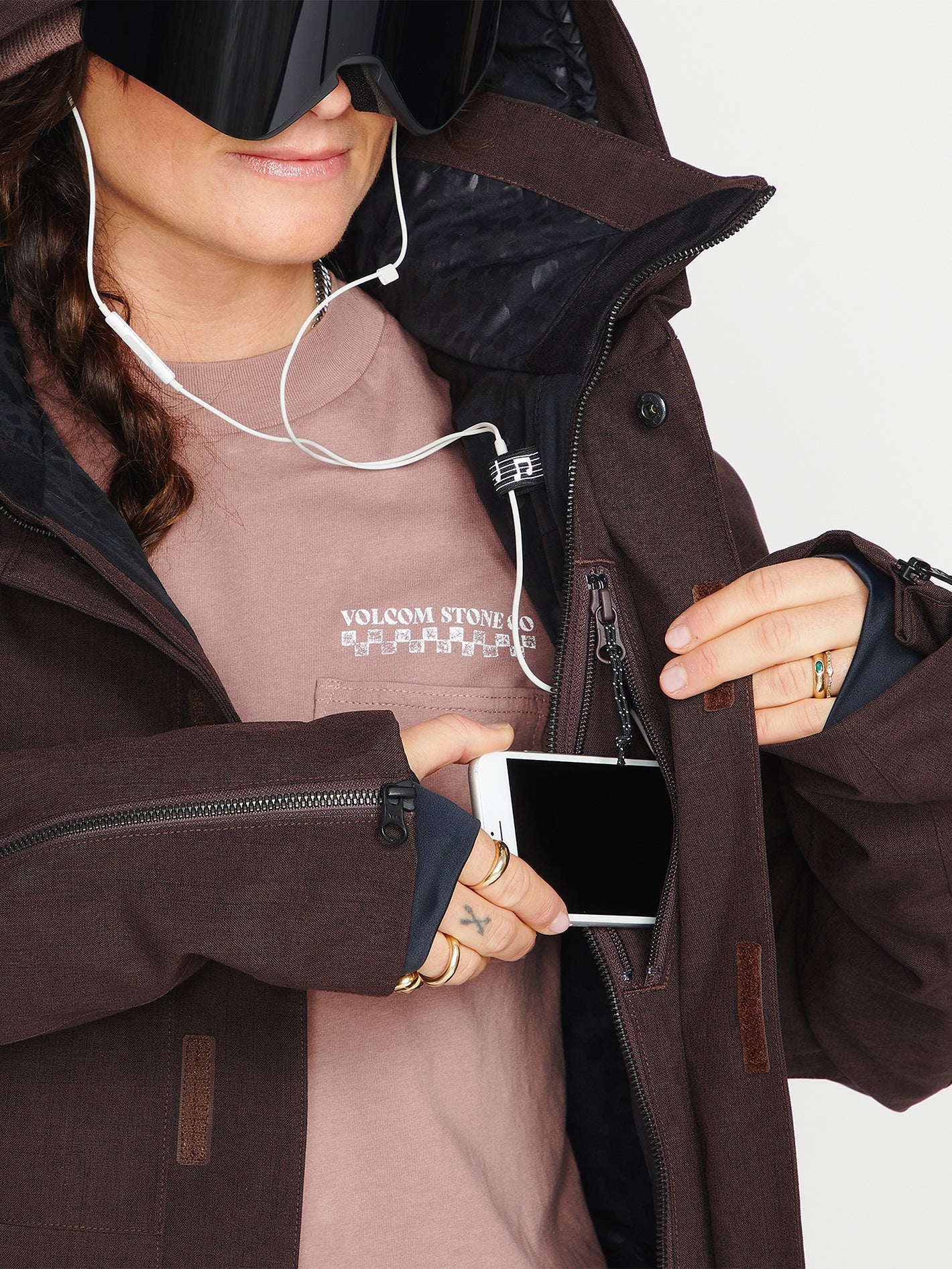 Sherwin Insulated Jacket - Black Plum