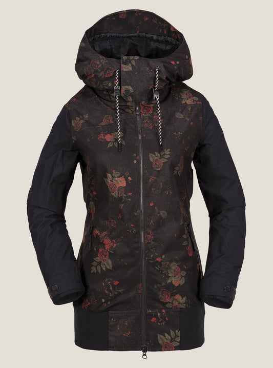 Stave Jacket - Black Floral Print
