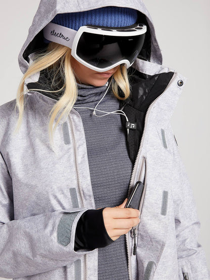 Womens Leda Gore-Tex Jacket - Heather Grey