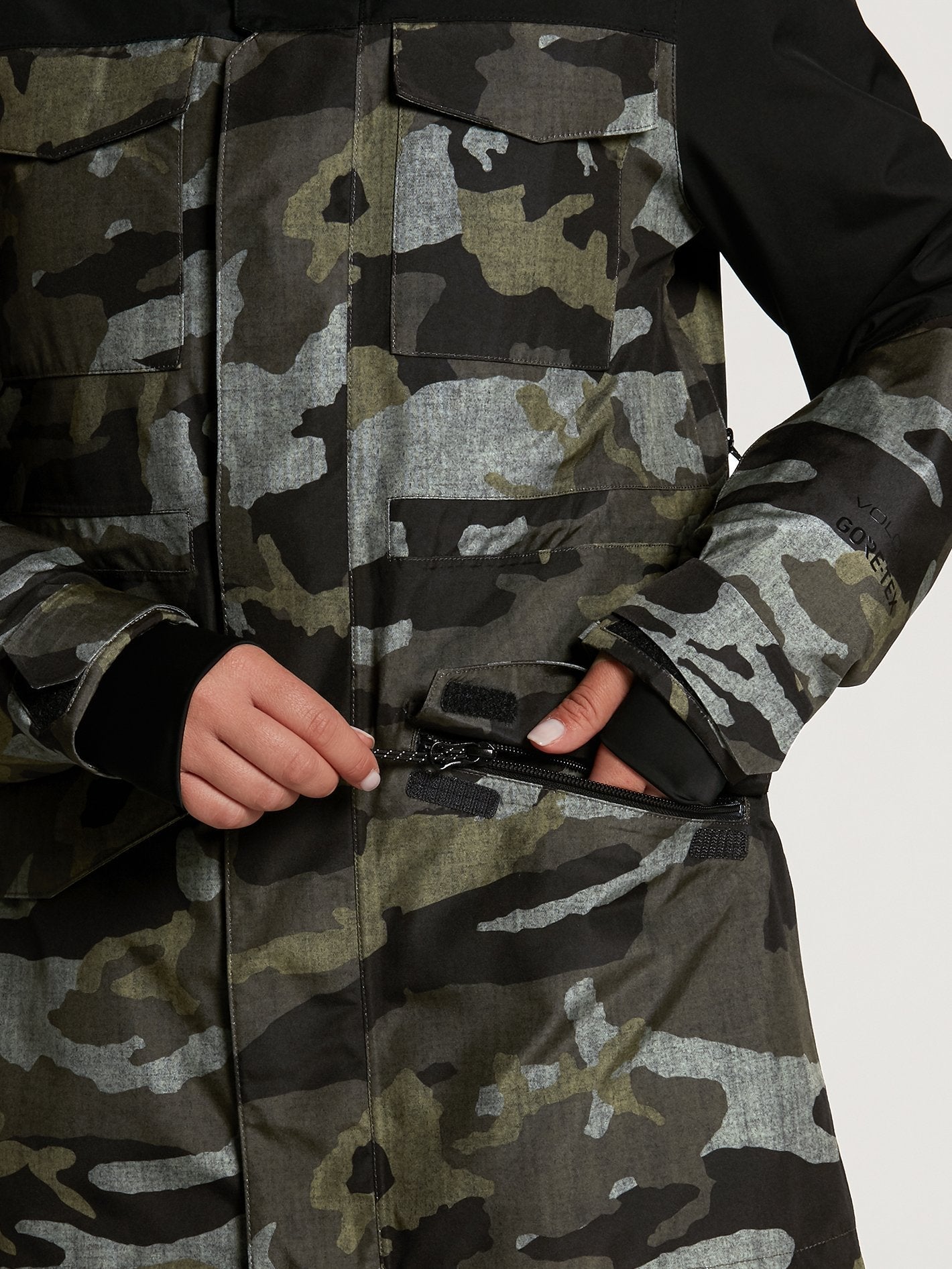 Leda GORE-TEX Jacket - Service Green