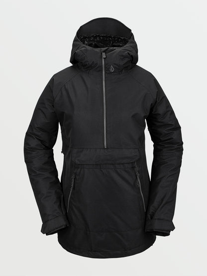 Mirror Pullover Jacket - Black