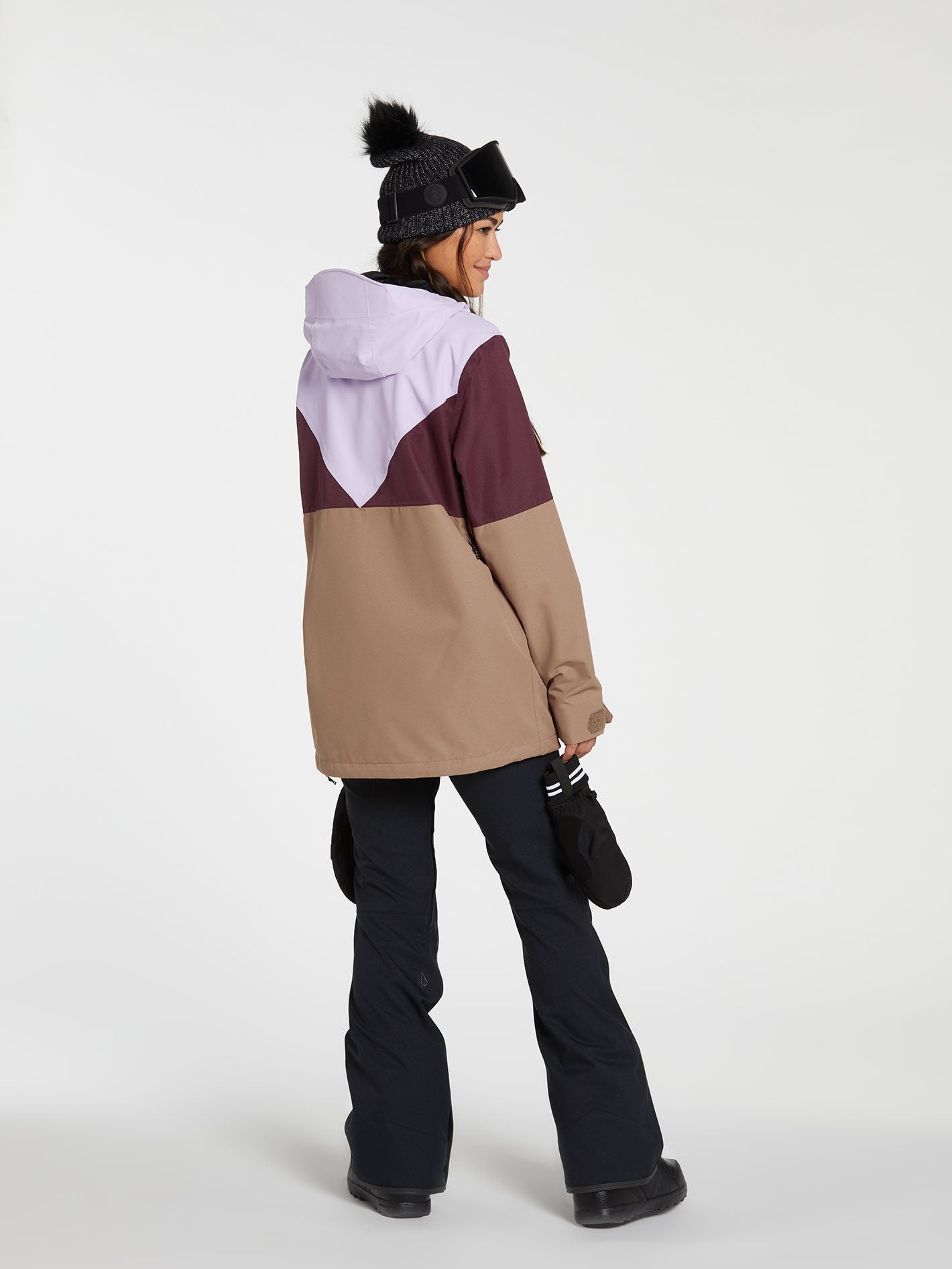 Mirror Pullover Jacket - COFFEE