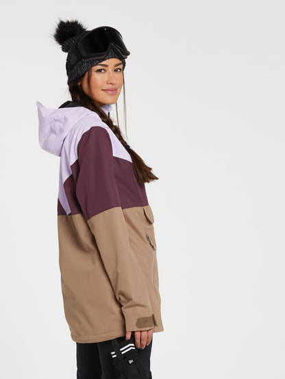 Mirror Pullover Jacket - COFFEE