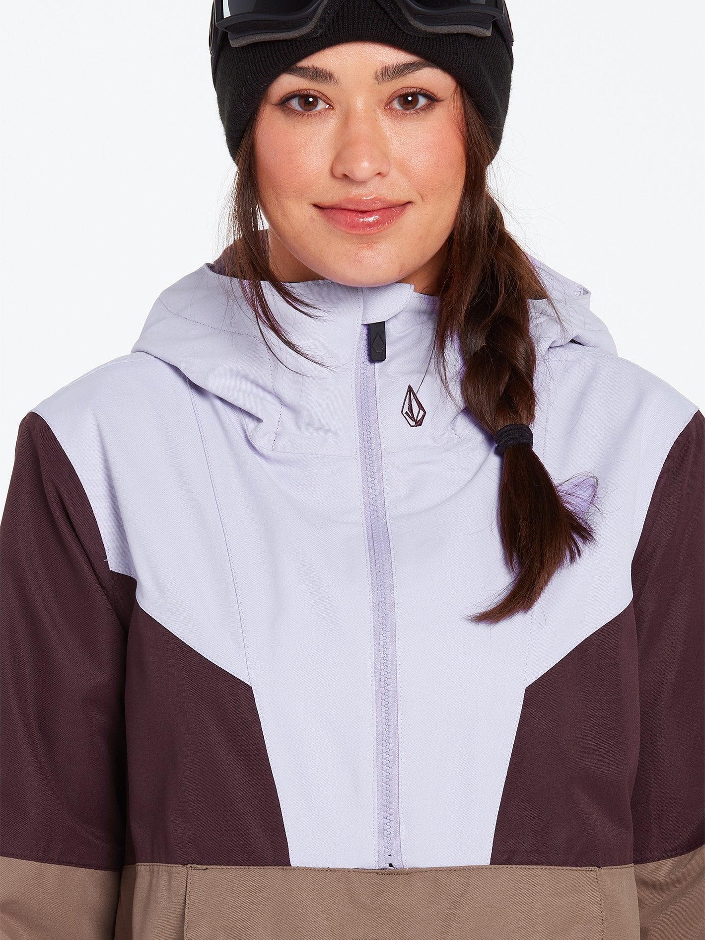 Mirror Pullover Jacket - COFFEE