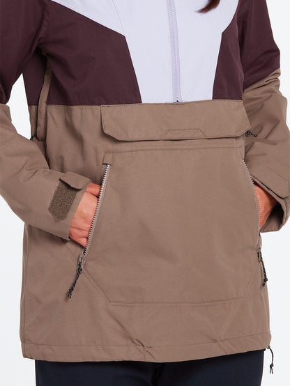 Mirror Pullover Jacket - COFFEE