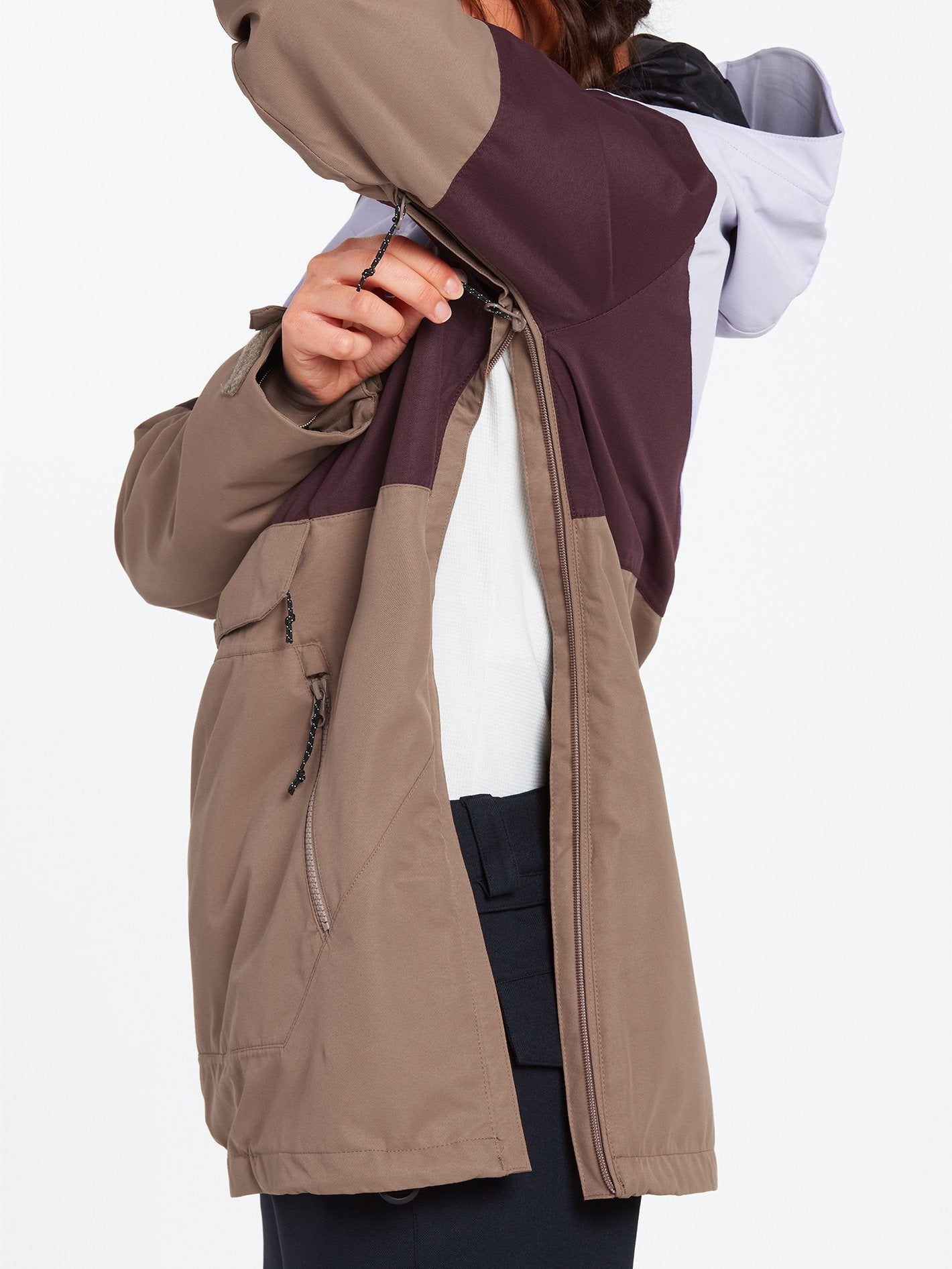 Mirror Pullover Jacket - COFFEE
