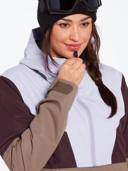 Mirror Pullover Jacket - COFFEE