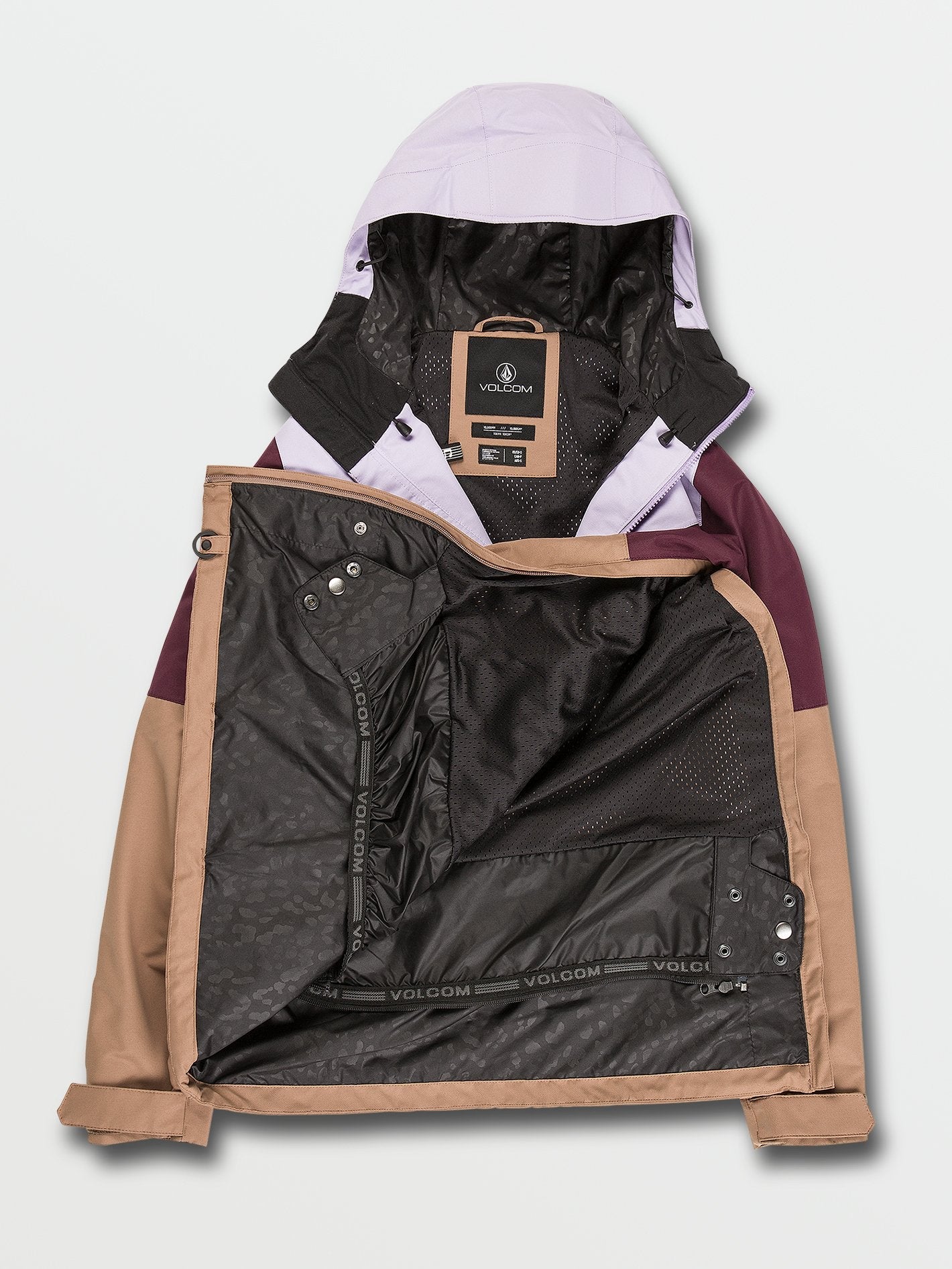 Mirror Pullover Jacket - COFFEE
