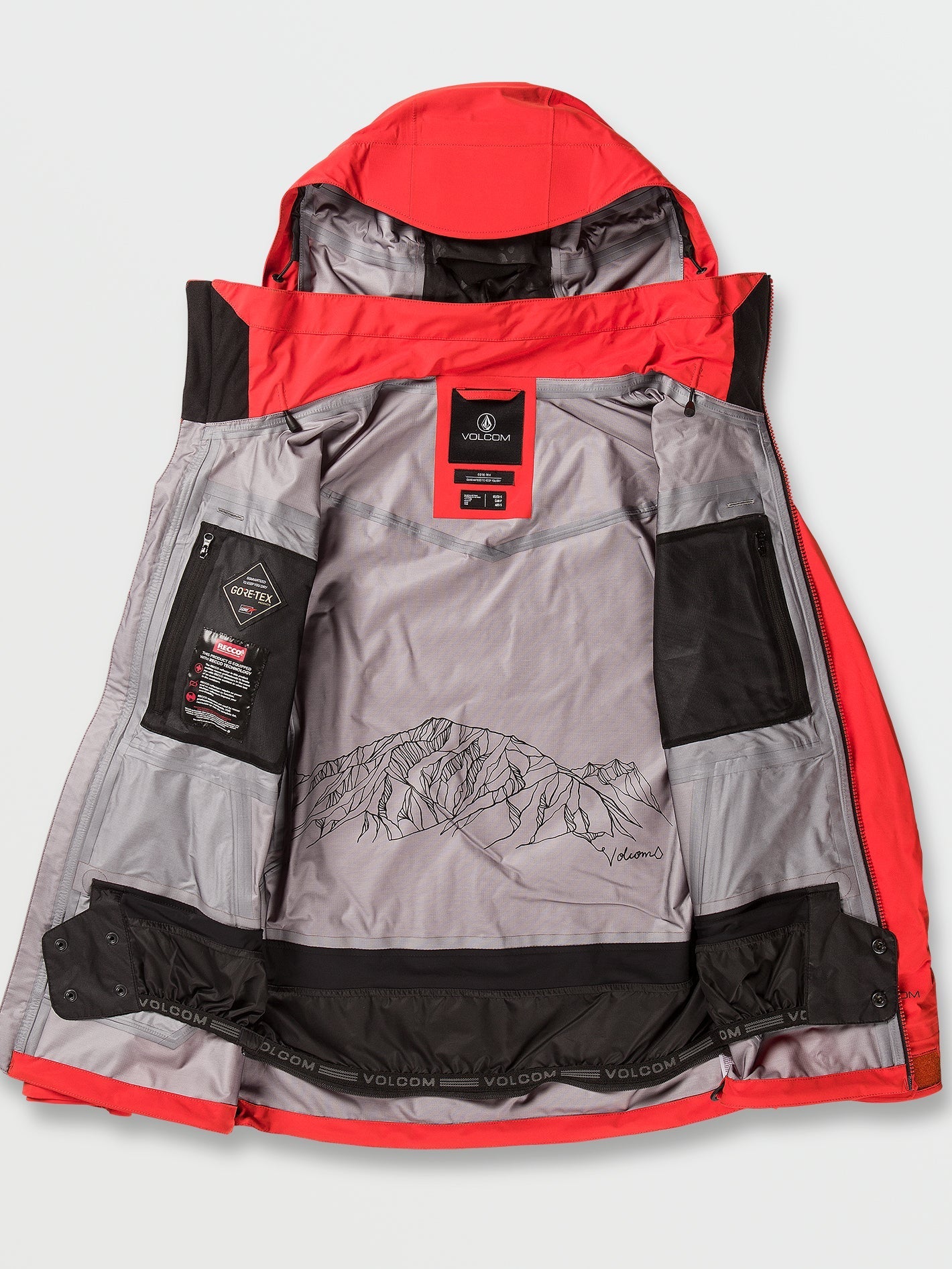 Vs 3L Stretch Gore-Tex Jacket - Orange Shock