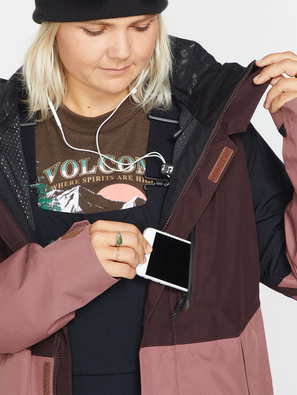 Aris Gore-Tex Jacket - Black Plum