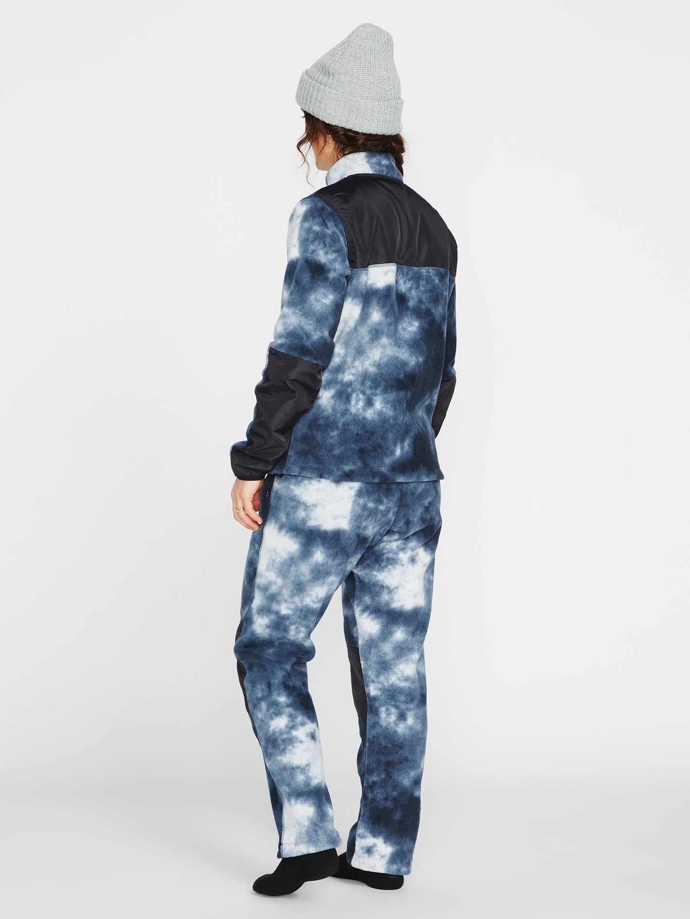 Polar Fleece Trousers - Storm Tie-Dye