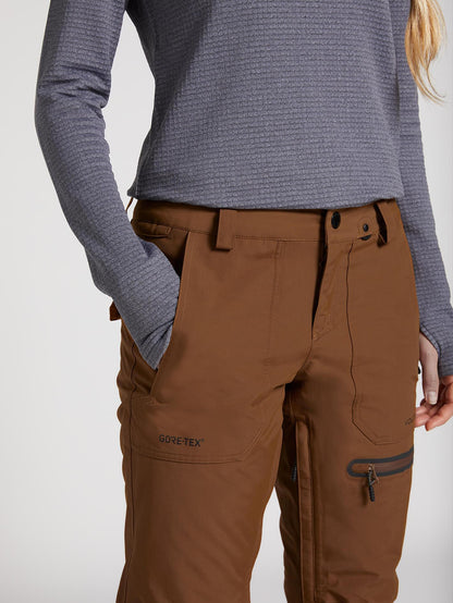 Womens Knox Insulated Gore-Tex Pants - Copper