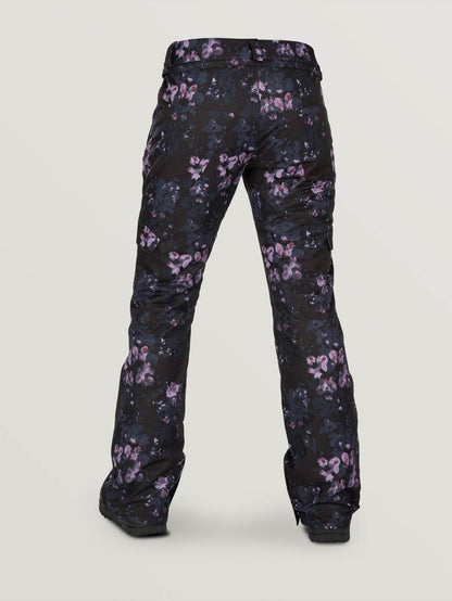 Womens Bridger Insulated Pants - Black Floral Print