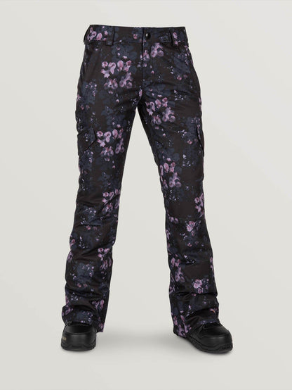 Womens Bridger Insulated Pants - Black Floral Print