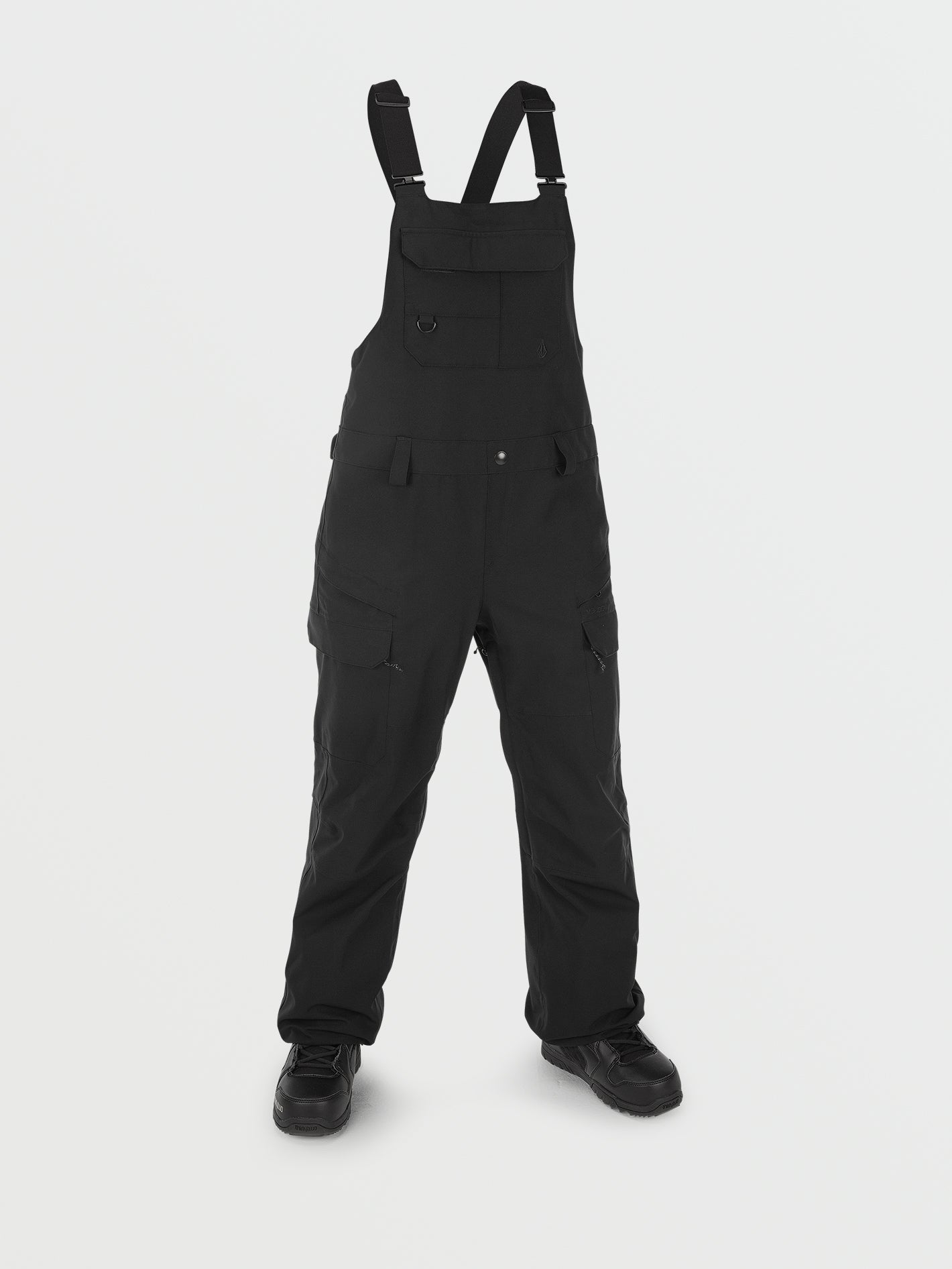 Creston 3D Stretch Bib Overall - Black
