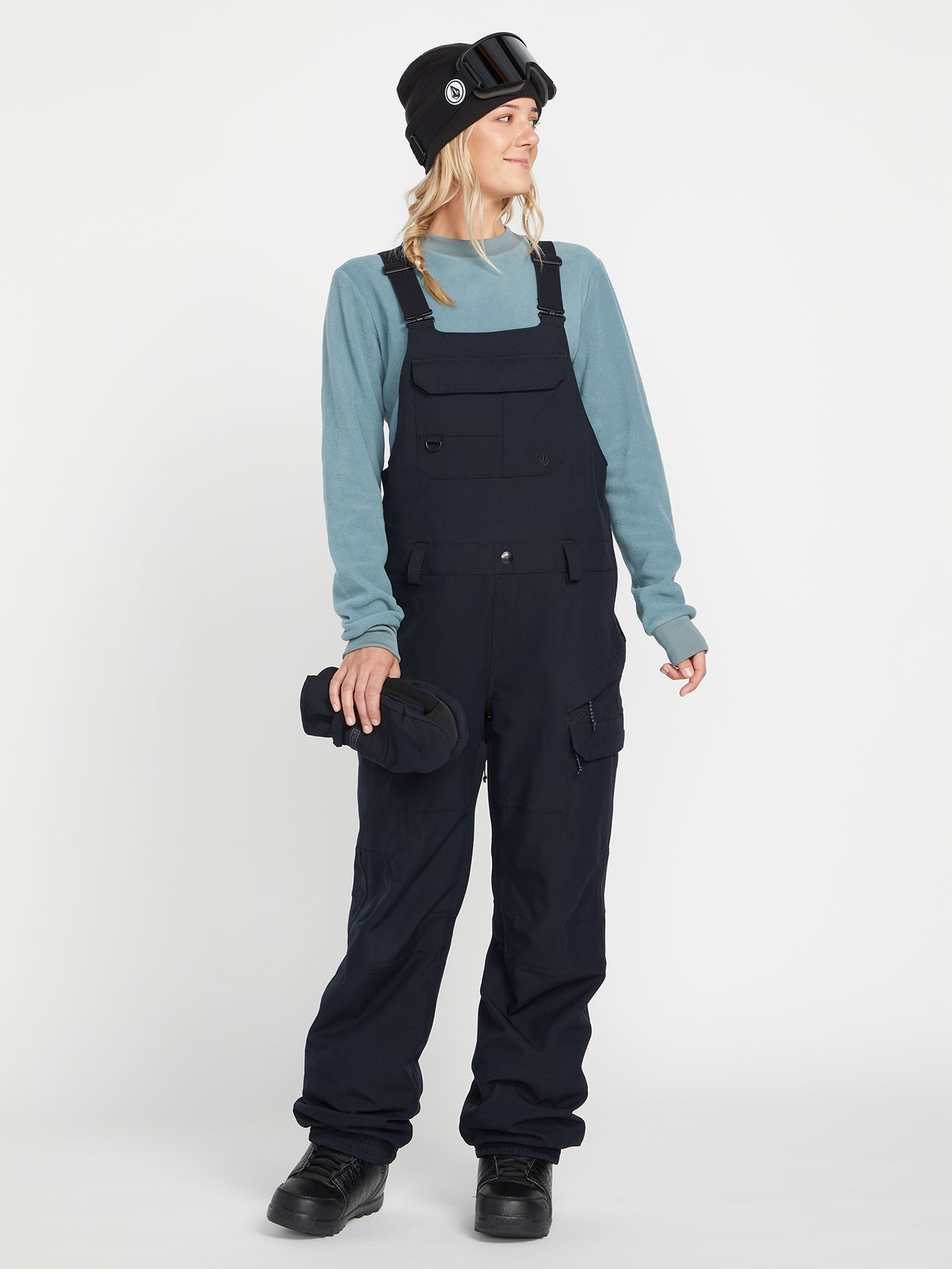 Creston 3D Stretch Bib Overall - Black