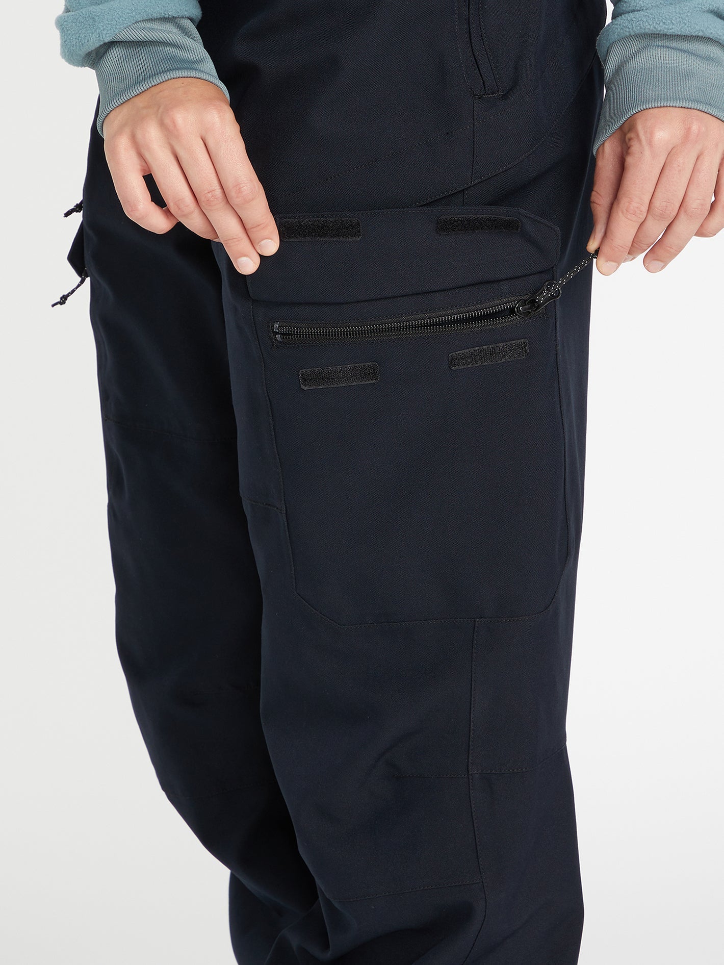 Creston 3D Stretch Bib Overall - Black