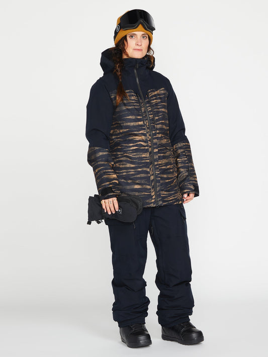 Creston 3D Stretch Bib Overall - Black