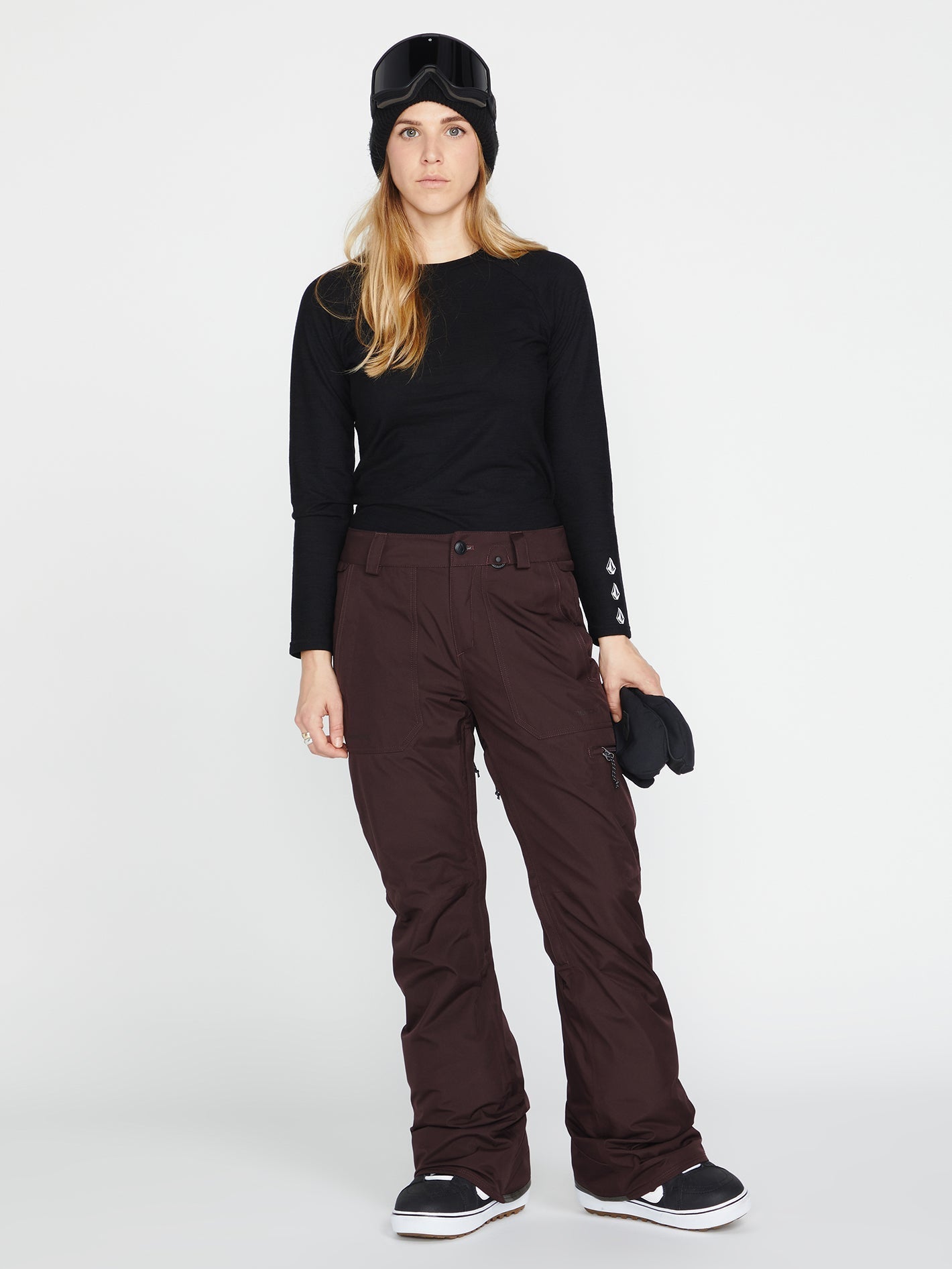 Knox Insulated Gore-Tex Trousers - Black Plum