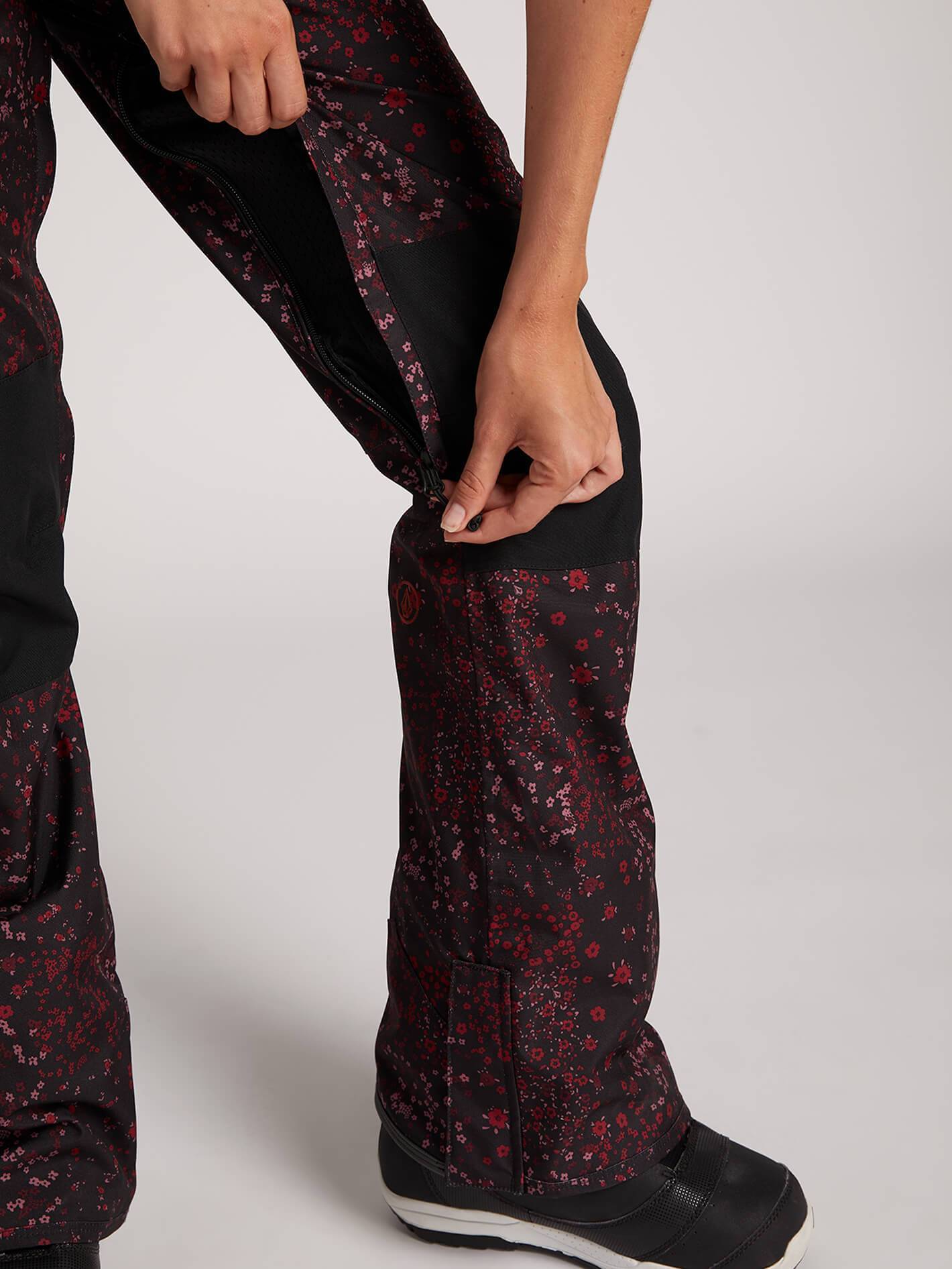 Swift Bib Overall - Black Floral Print
