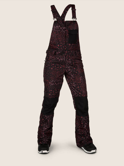 Swift Bib Overall - Black Floral Print