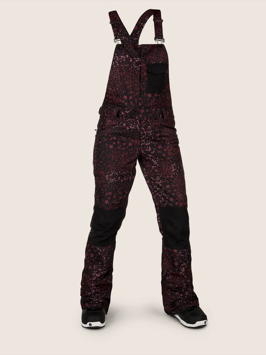 Swift Bib Overall - Black Floral Print