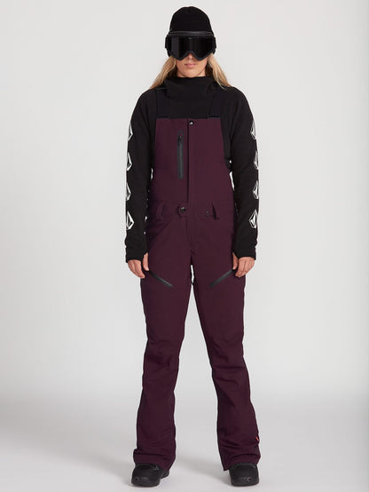 Womens Elm Gore-Tex Bib Overall - Merlot