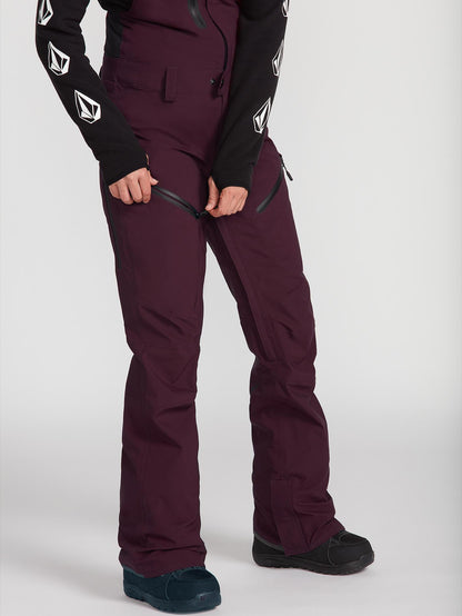 Womens Elm Gore-Tex Bib Overall - Merlot